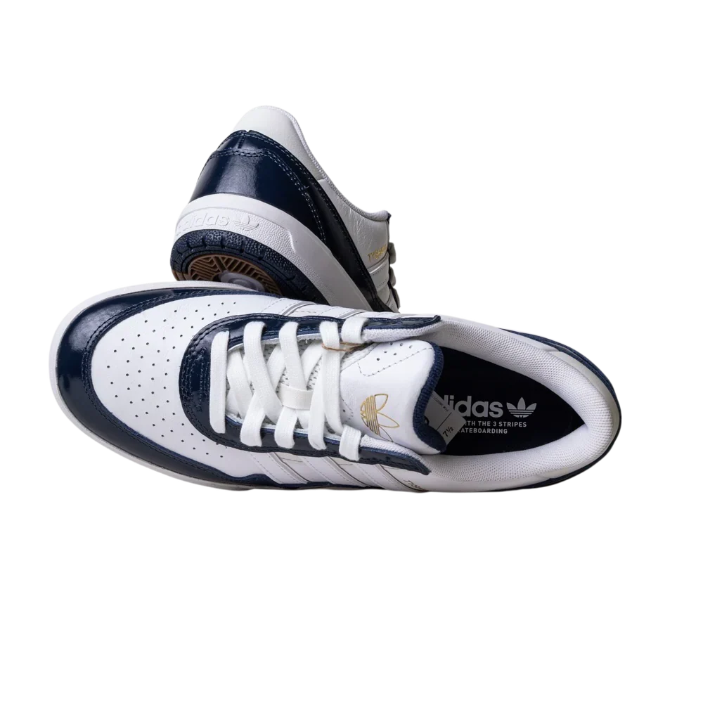 Adidas Tyshawn II - (White/Navy) - Image 3