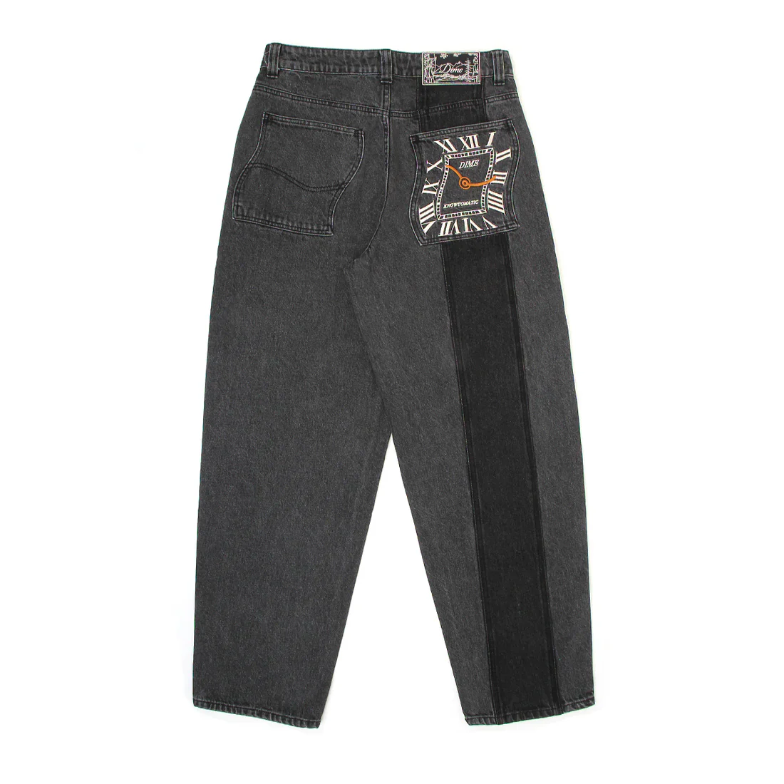 Dime Baggy Denim Pants - Knowtomatic Black - Image 2