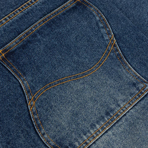 Dime Baggy Denim Pants - Sandblasted Night Indigo - Image 3