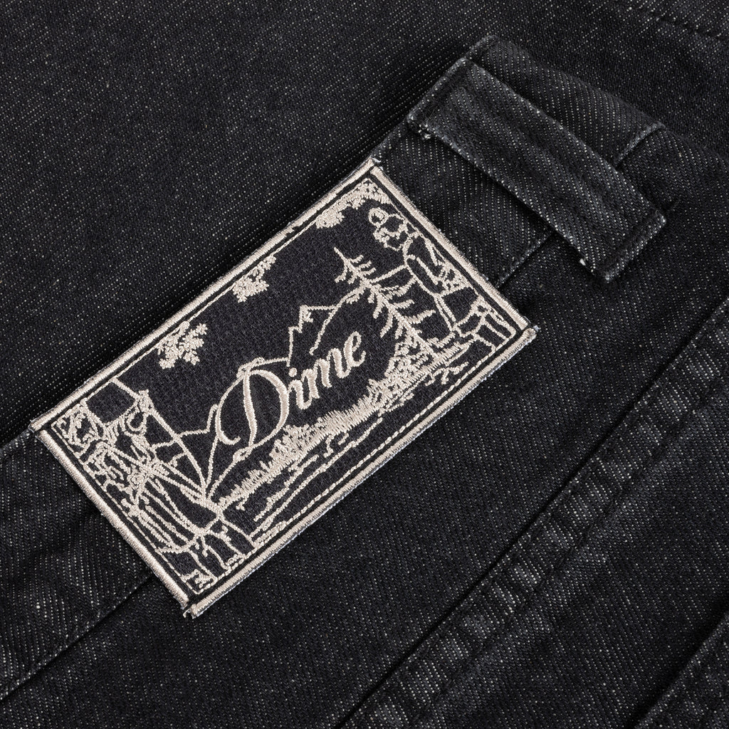 Dime Carpenter Denim Shorts-(black washed) - Image 4