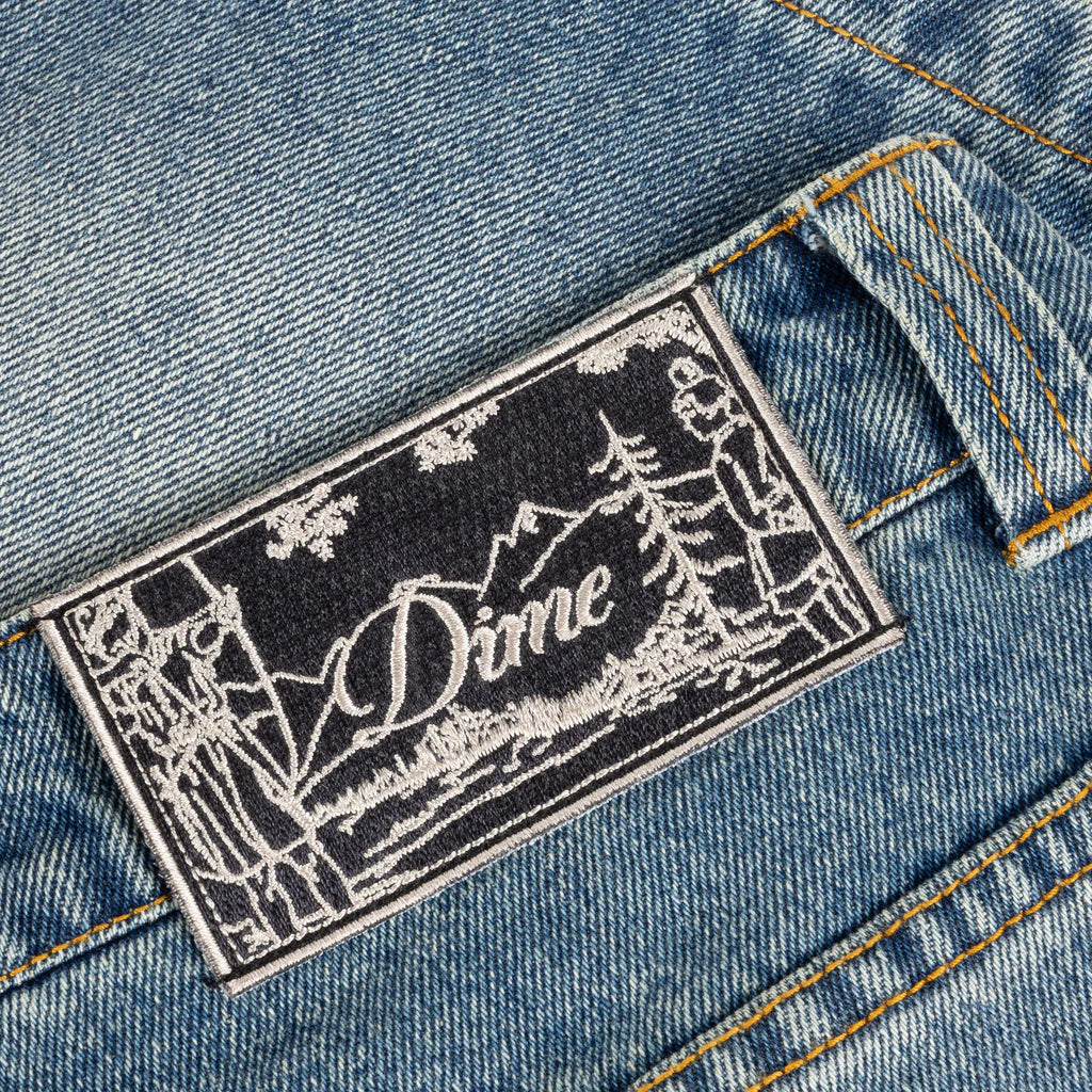 Dime Carpenter Denim Shorts-(sandblasted indigo) - Image 4