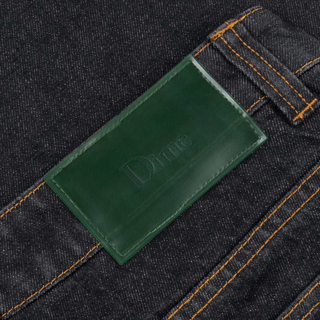 Dime Classic Relaxed Denim Pants - Black Washed - Image 4