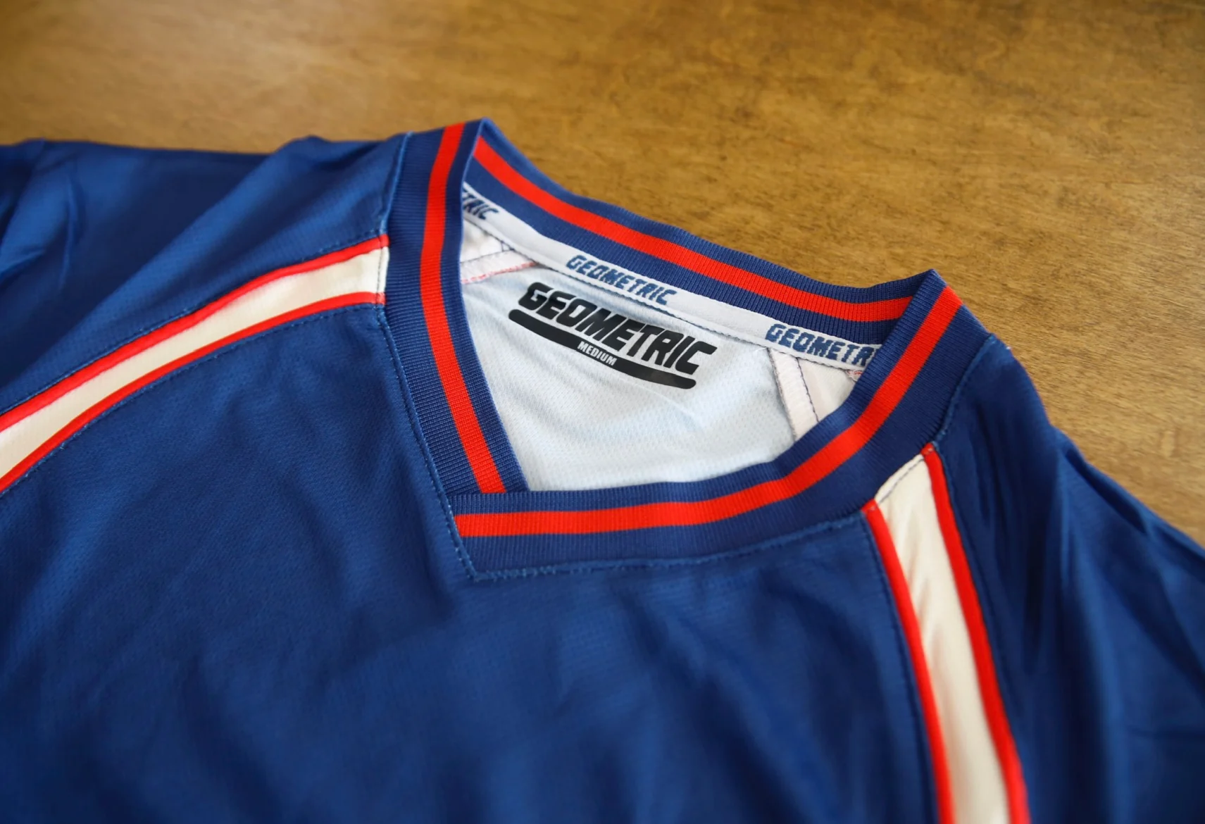 Geometric Jersey - (Navy) - Image 3