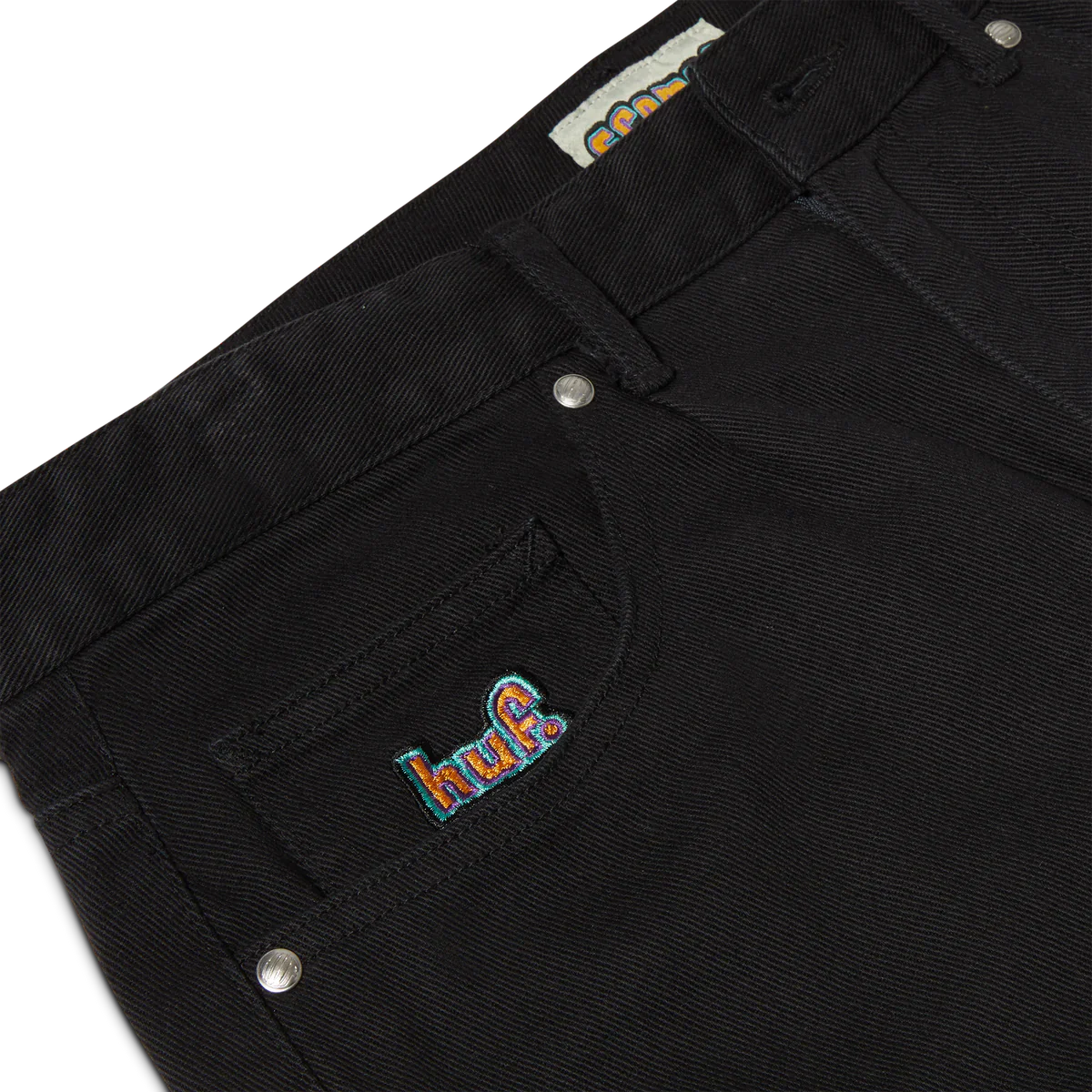 Huf Cromer Pant - Washed Black - Image 3