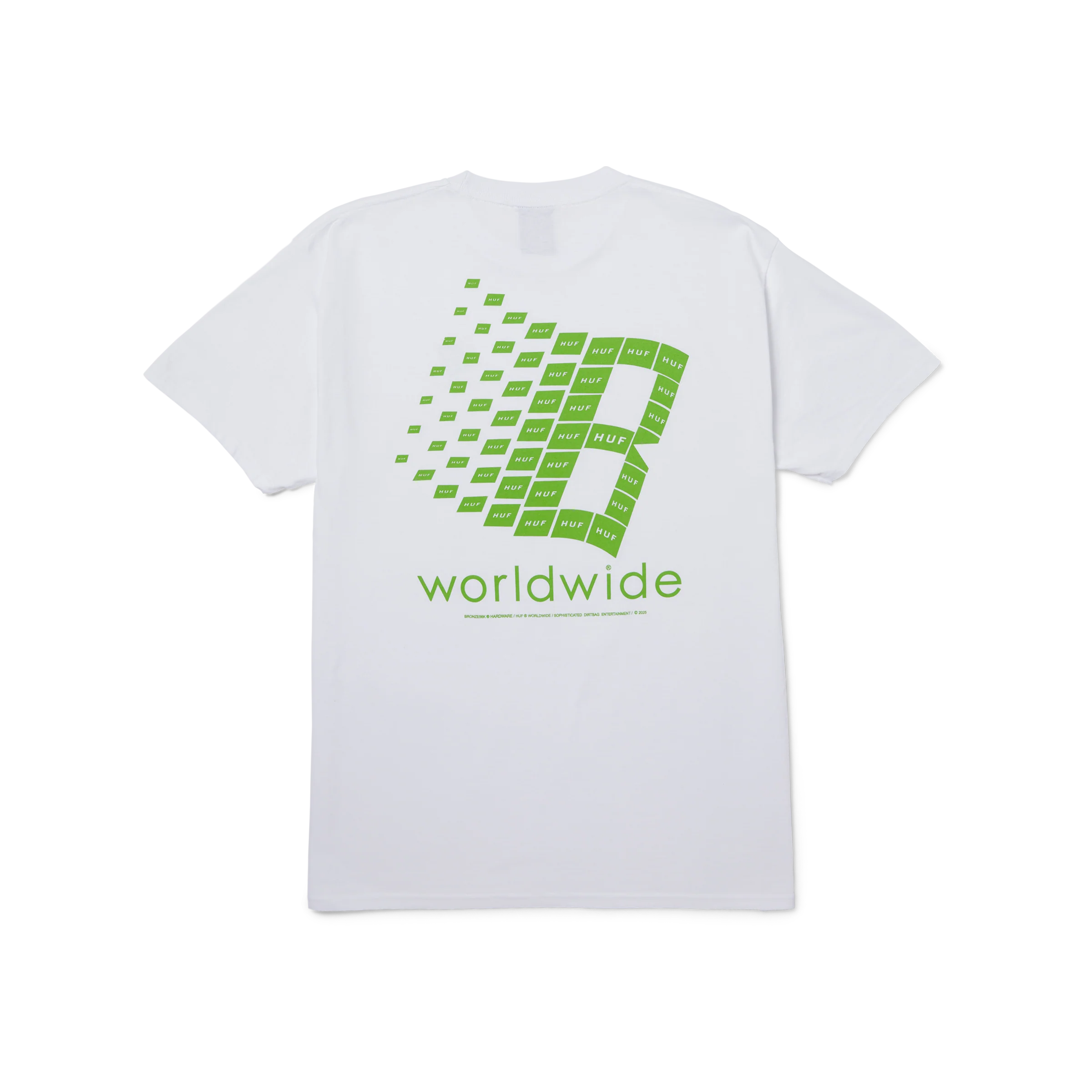 HUF x Bronze56k S/S Tee - White - Image 2
