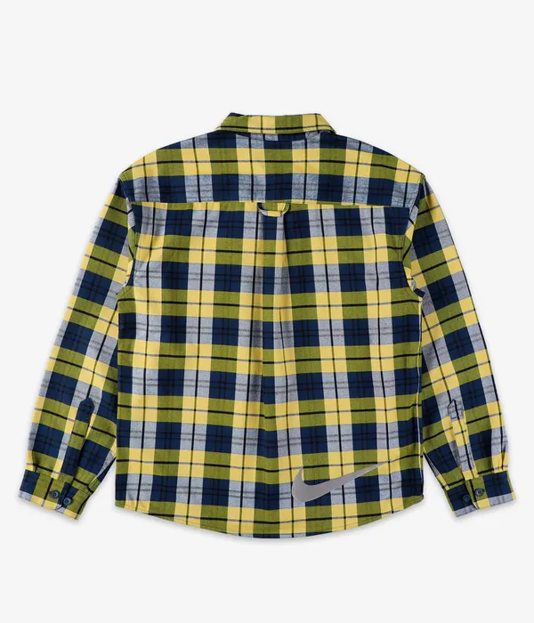 Nike SB Koston Flannel Button Up-(blue/yellow) - Image 2