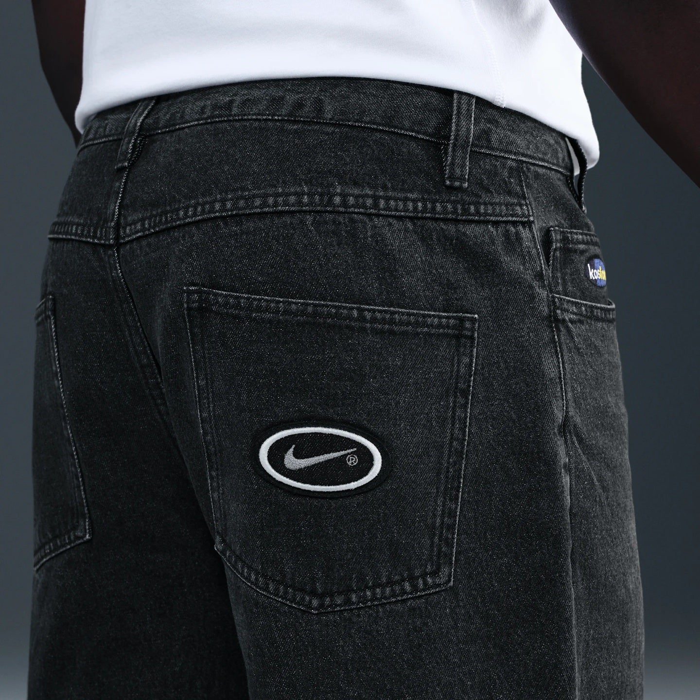 Nike SB Koston Loose Denim Pants - (Black) - Image 3