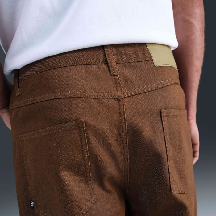 Nike SB Loose Denim Skate Trousers - (Mosswood Brown) - Image 2