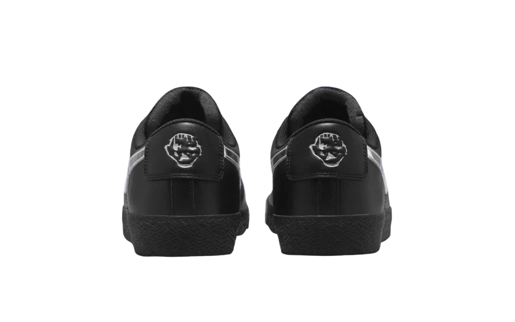 Nike Sb X Dancer Blazer Low - (Black/Black-Metallic Silver) - Image 3