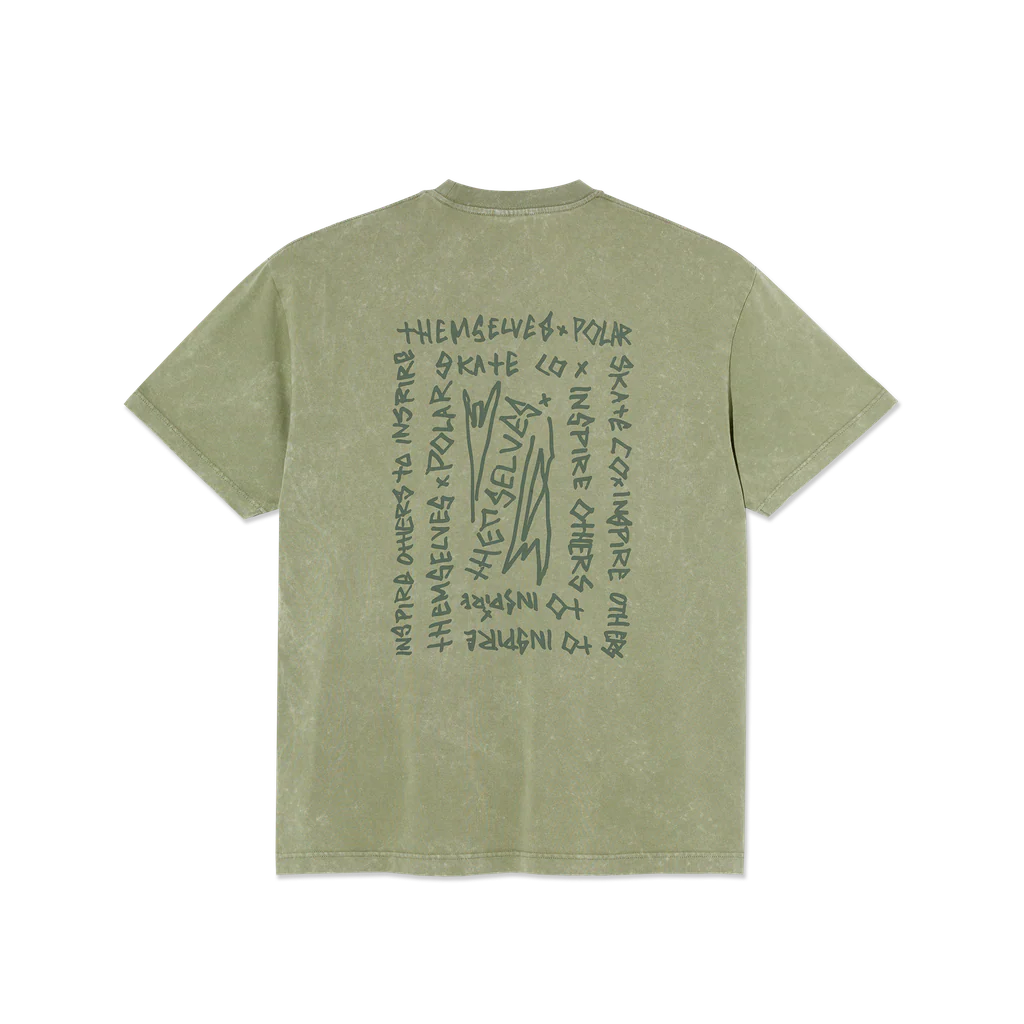 Polar Acid Tee / IOTIT (Army Green) - Image 2