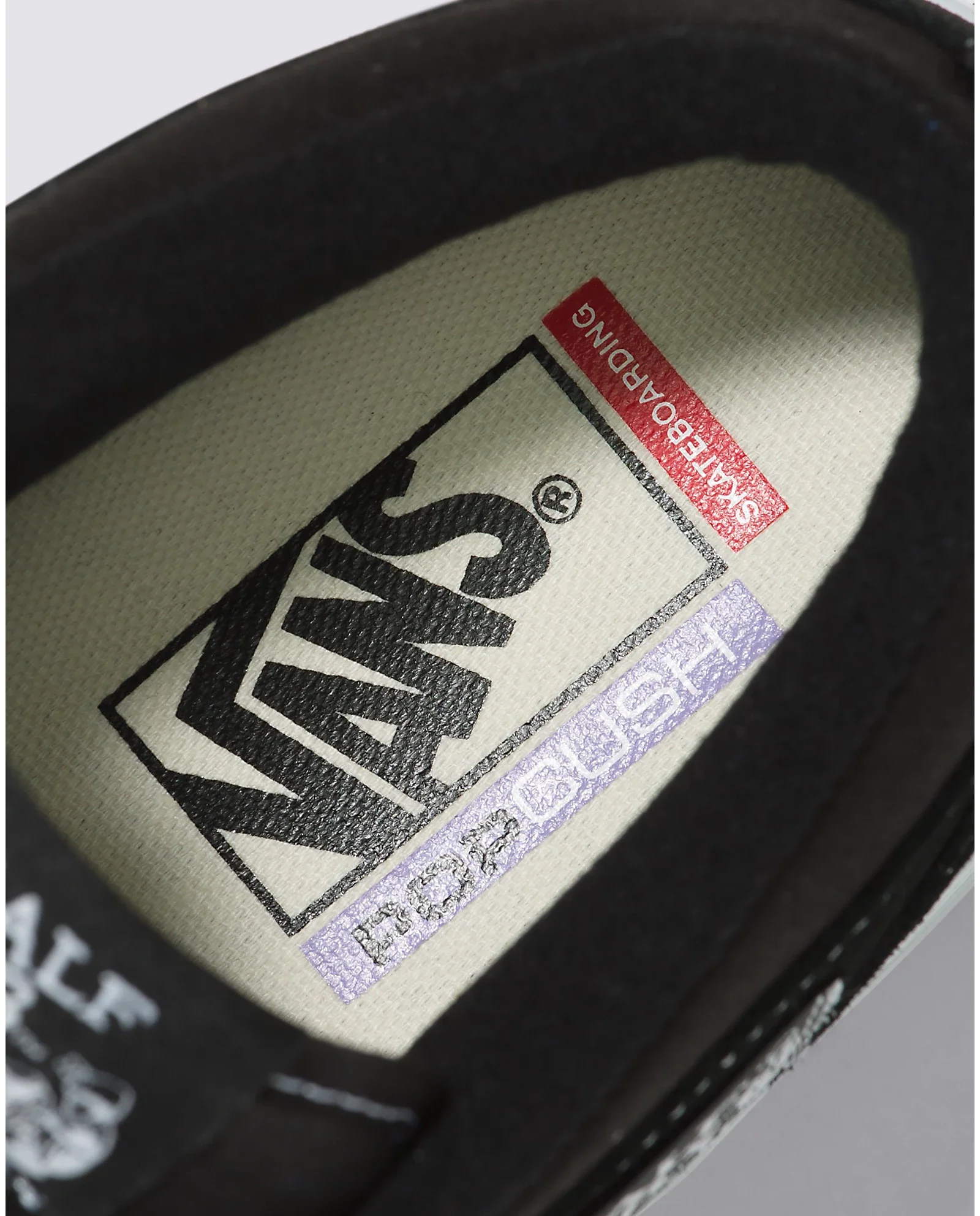 Vans Skate Half Cab Shoe - (Black/White) - Image 4