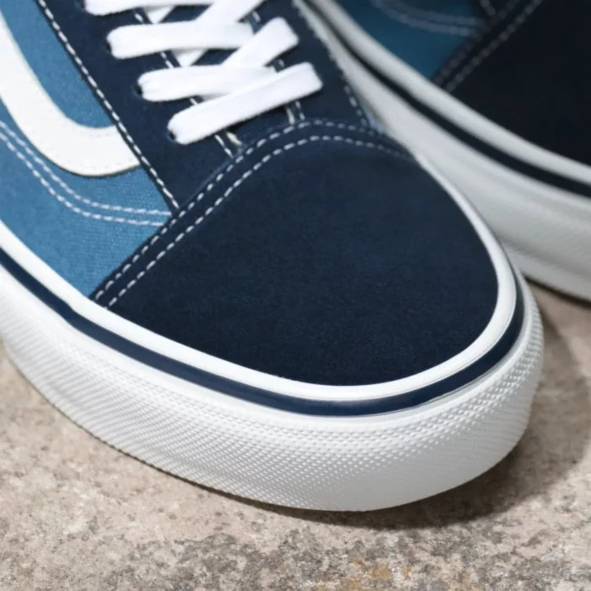 Vans Skate Old Skool Pro - Navy / White - Image 2