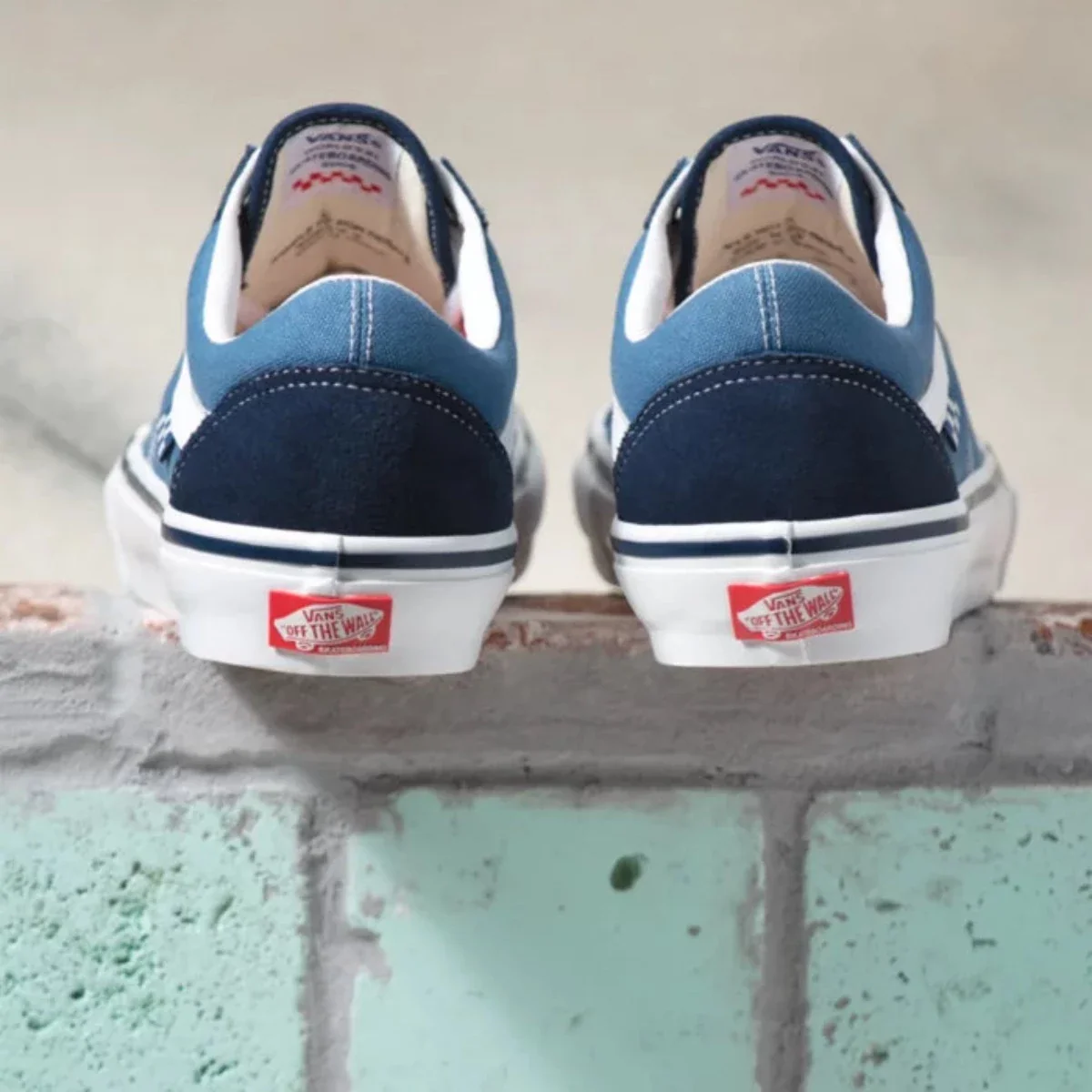 Vans Skate Old Skool Pro - Navy / White - Image 3