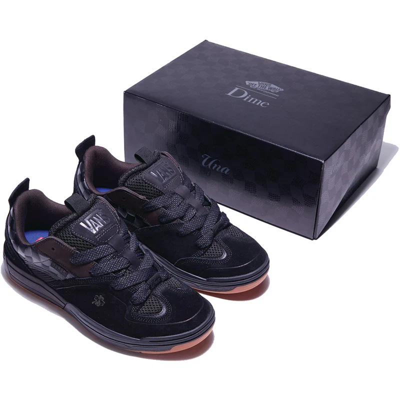 Vans X Dime Una Skate Mixxa Shoes - (Black/Grey) - Image 5